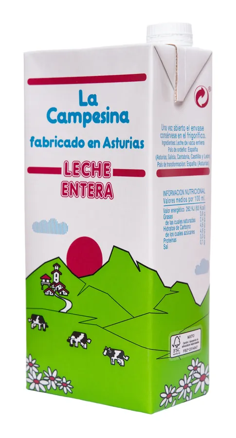 Brik de leche entera La Campesina