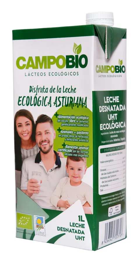 Brik de leche CampoBio Desnatada