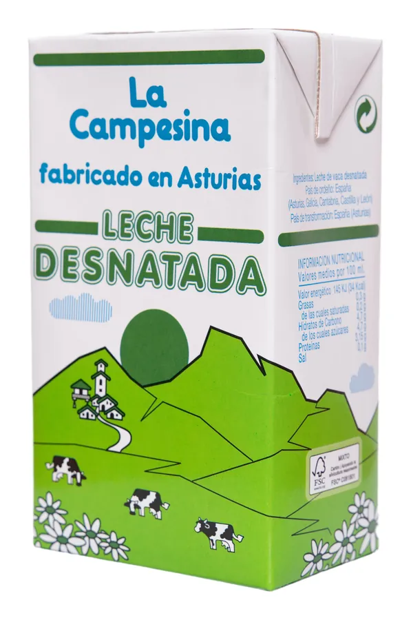 Brik de leche La Campesina Desnatada